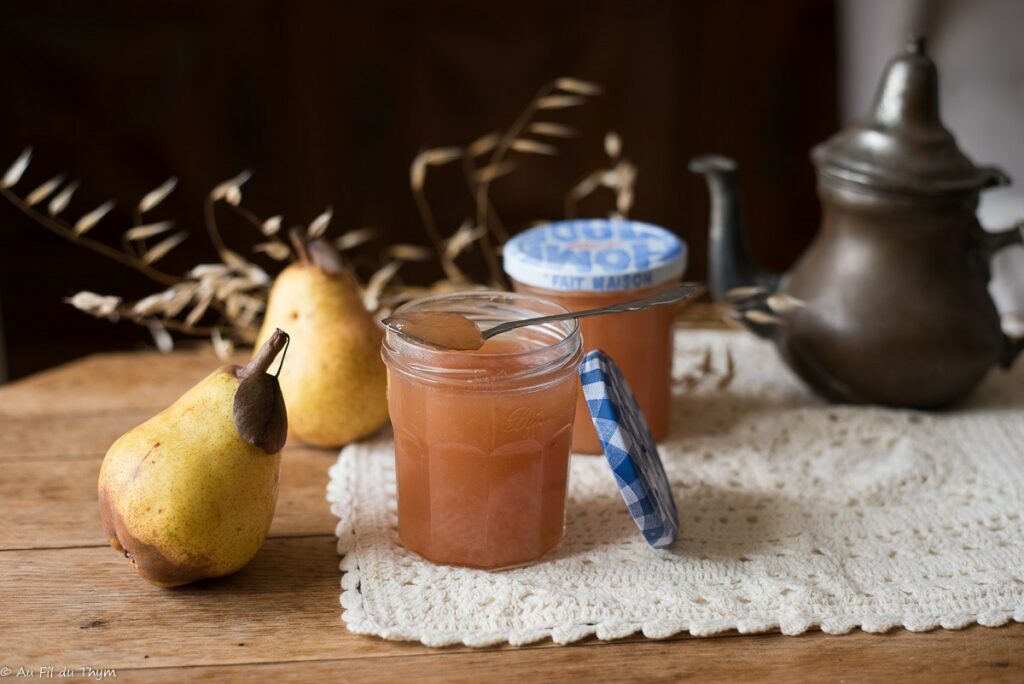 Confiture de poires aux épices douces - Au Fil du Thym