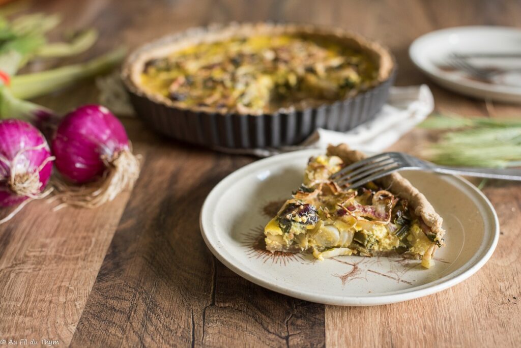 Tarte aux oignons doux - Au Fil du Thym
