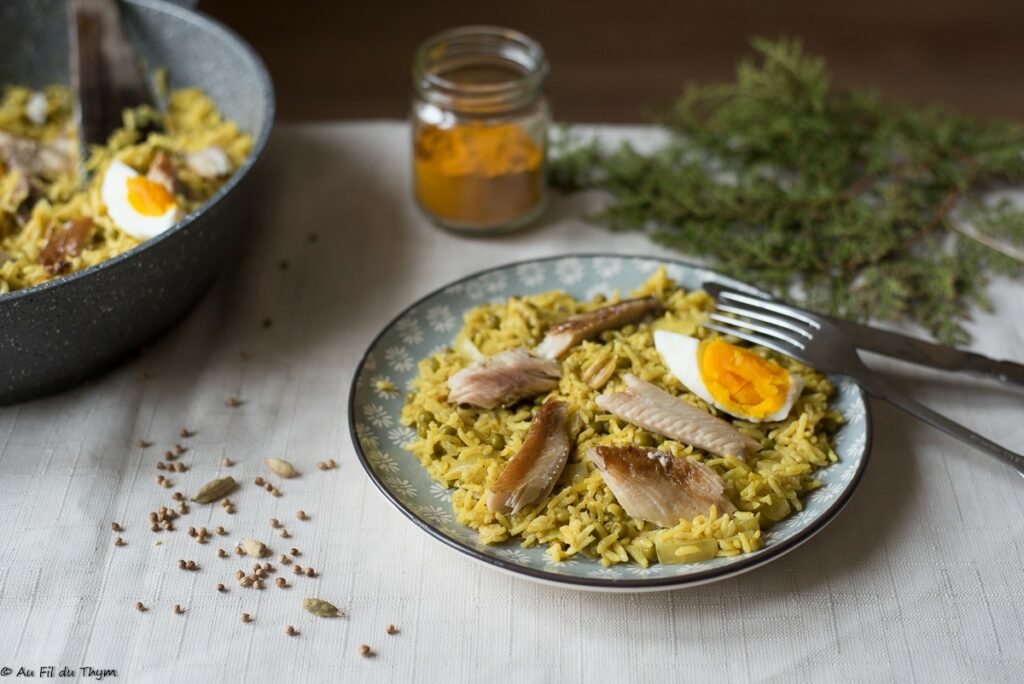 Kedgeree de Kippers - Au Fil du Thym