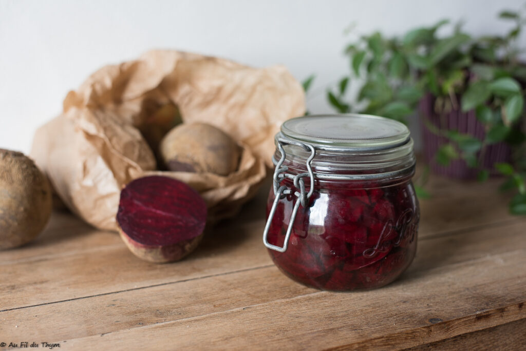 Betteraves lacto-fermentées - Au Fil du Thym