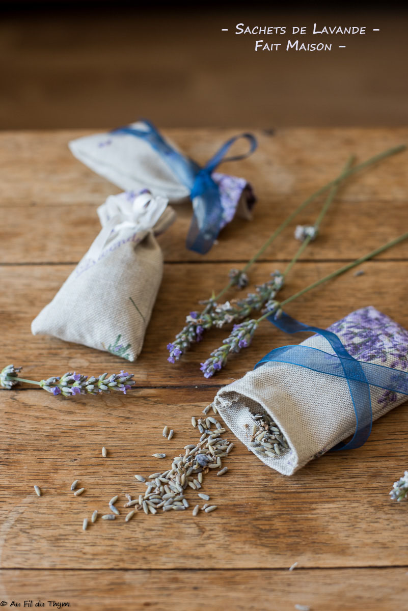 DIY Sachets de lavande fait maison Au Fil du Thym