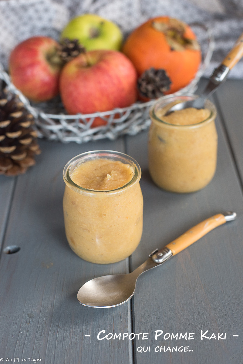 Compote De Kaki Pomme
