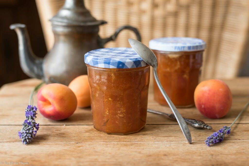 Confiture abricots romarin