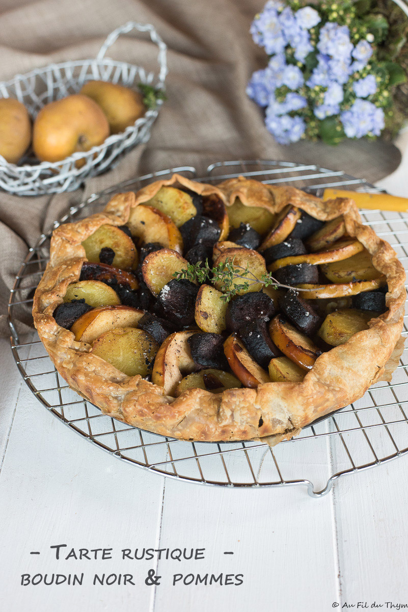 Tarte Pommes Boudin Noir
