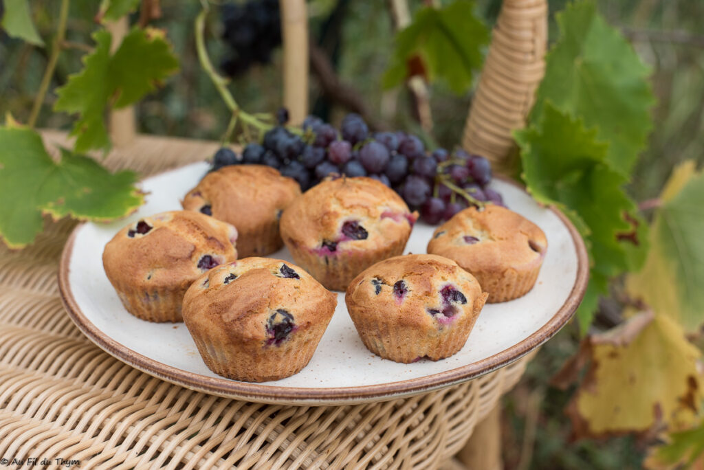 Petits moelleux raisin frais et romarin - Au Fil du Thym