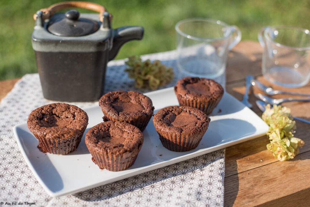 Petits moelleux chocolat noisette - Au Fil du Thym