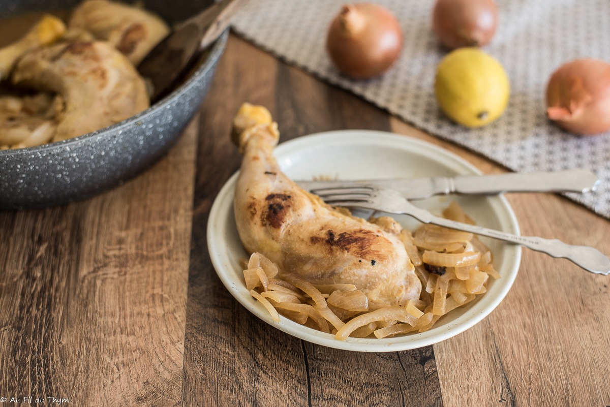 Poulet Yassa - Au Fil du Thym