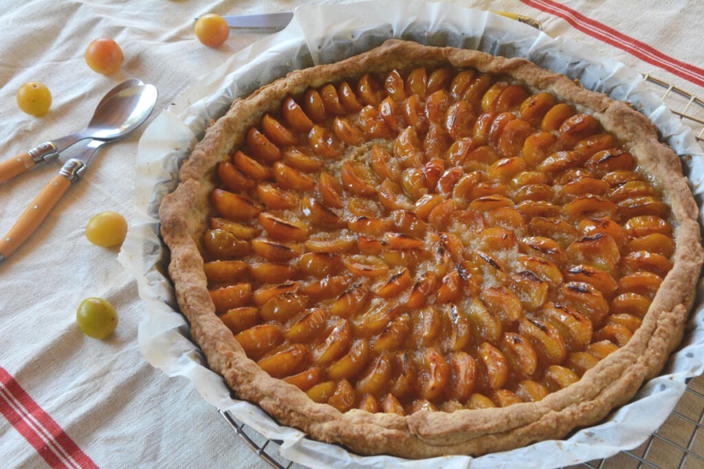 Tarte mirabelles simplissme - Au Fil du Thym