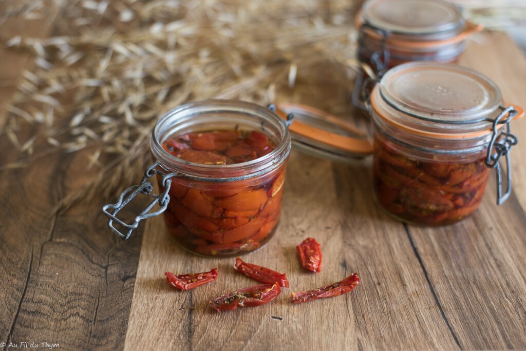 Tomates confites maison