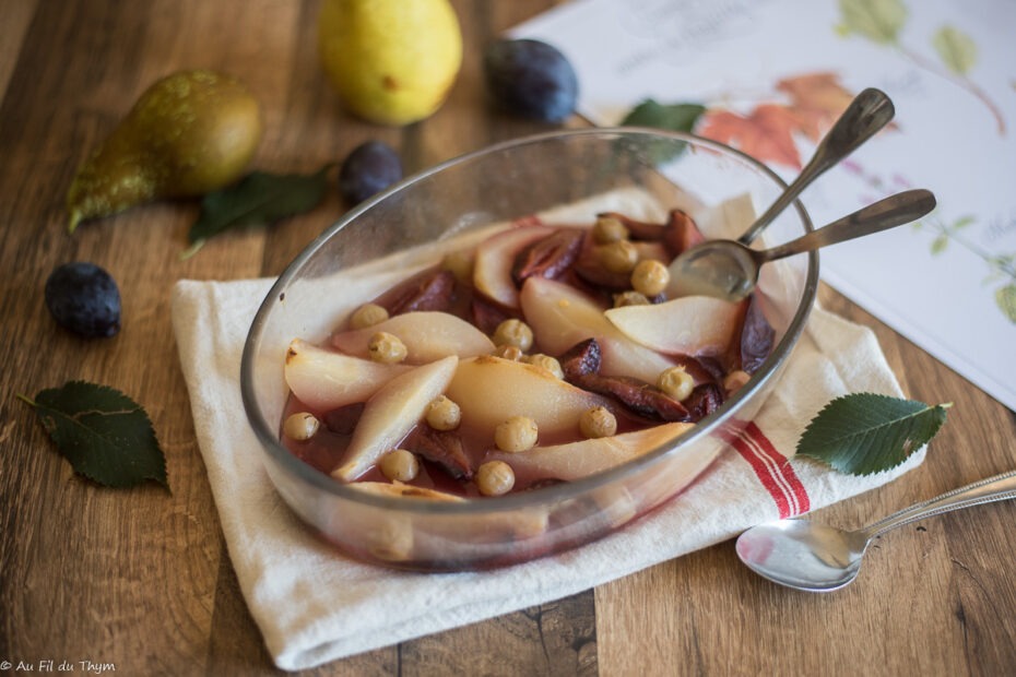 Papillote fruits d'automne - Au Fil du Thym