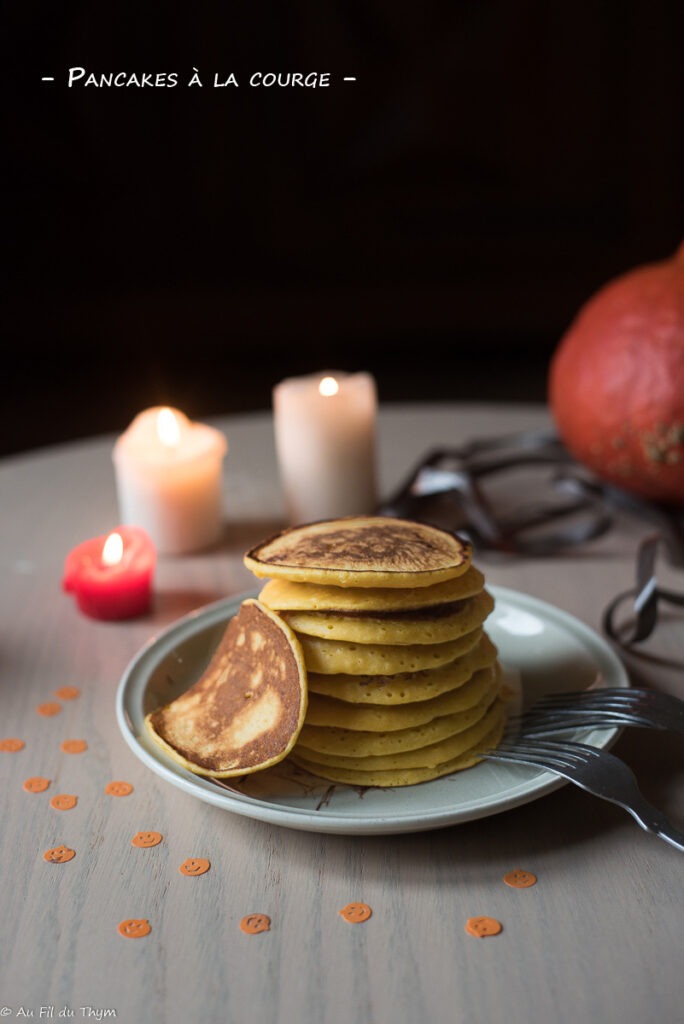 Pancakes courge - Au Fil du Thym