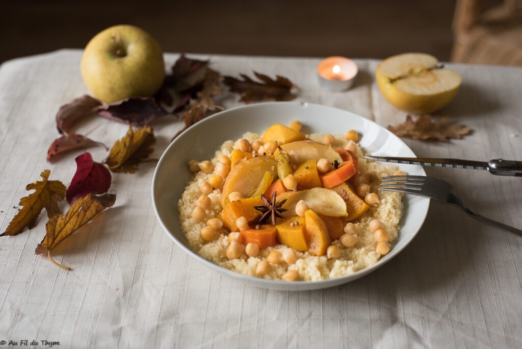 Couscous légumes automne - Au Fil du Thym