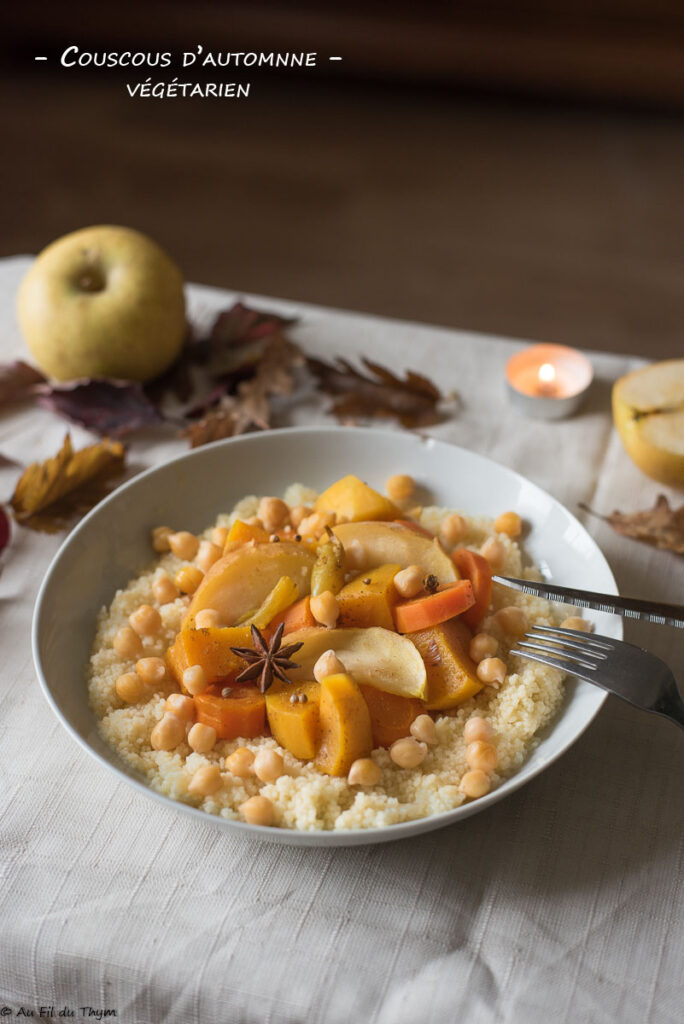 Couscous légumes automne - Au Fil du Thym