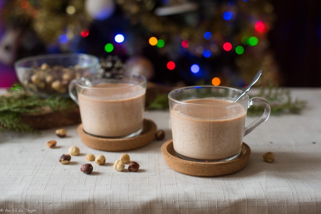 Chocolat chaud praliné