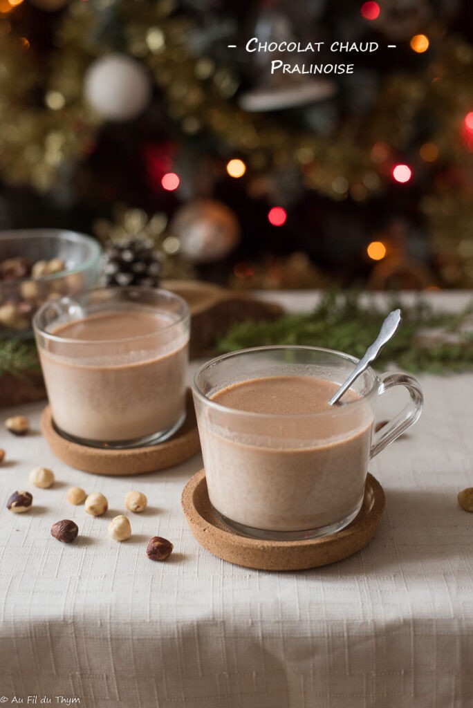 Chocolat chaud praliné