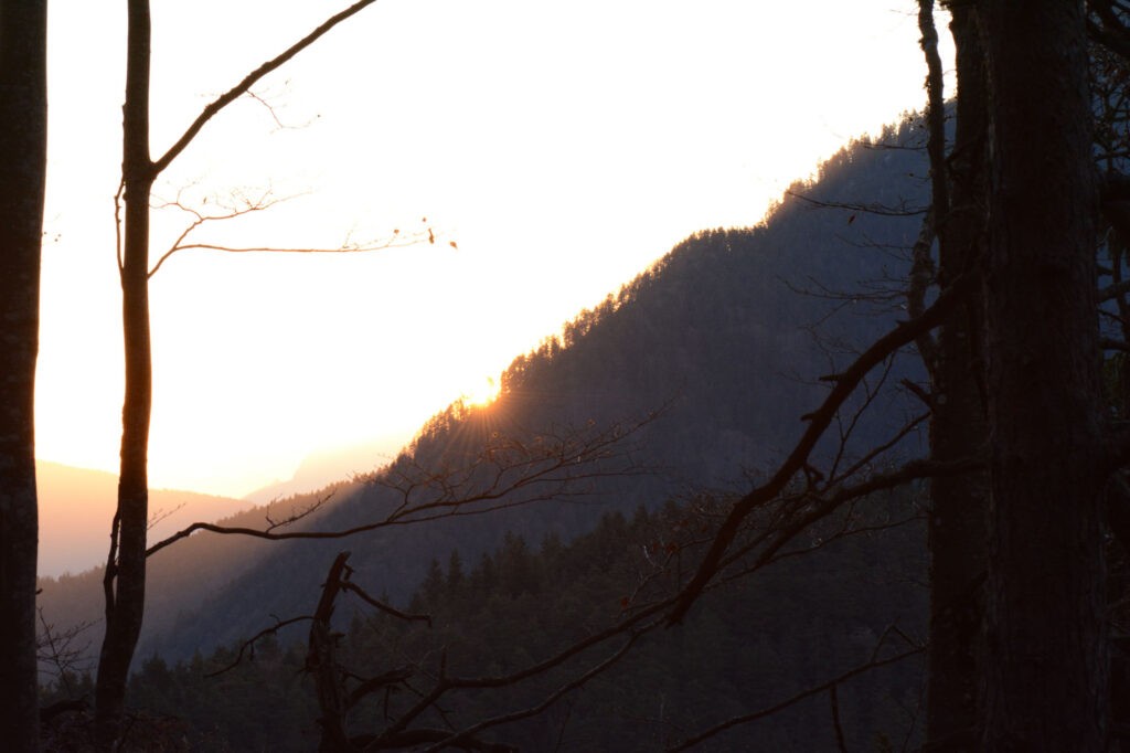 Lever de soleil du côté de Gresse-En-Vercors