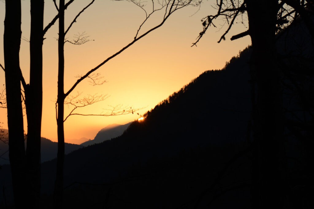 Lever de soleil du côté de Gresse-En-Vercors