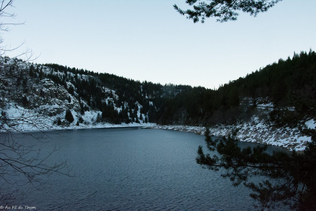 Balade dans les vosges sous la neige - Lac Blanc