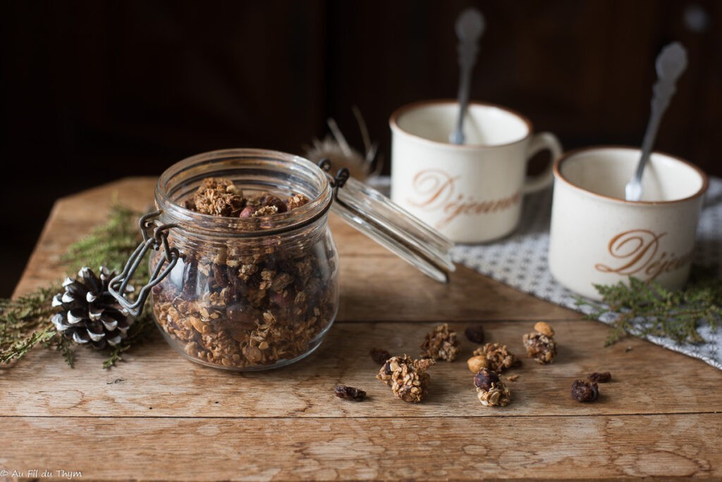 Granola hiver aux fruits secs