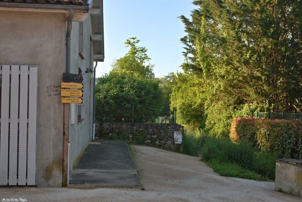 Chemin des orchidées, Simorre