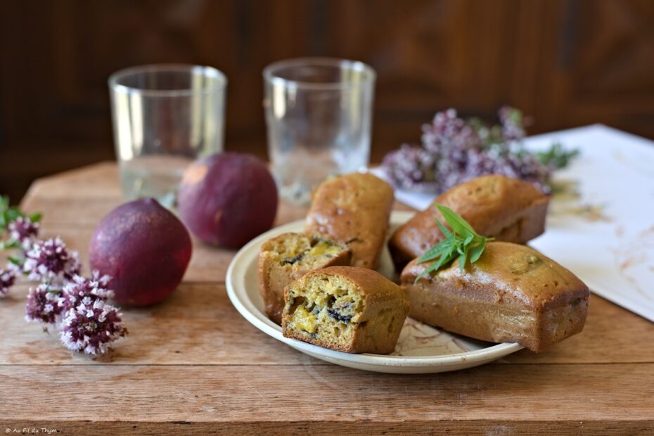 Petits Cakes nectarine et verveine