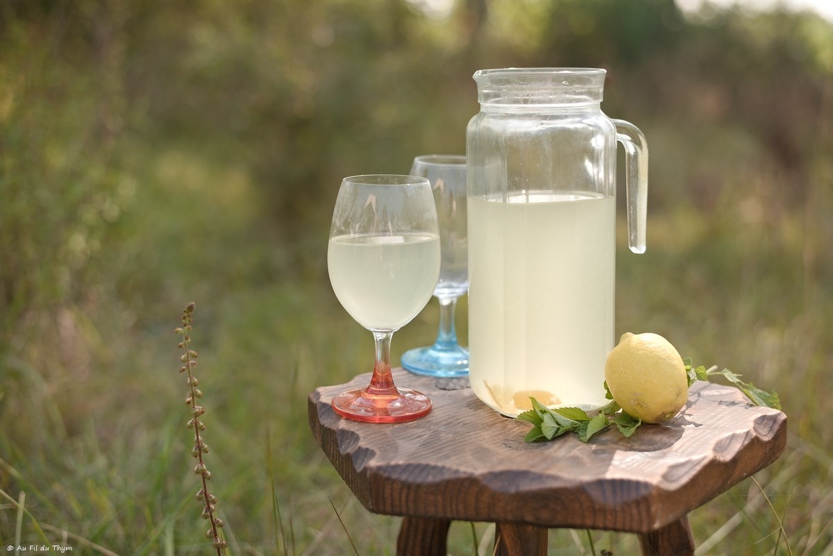 Citronnade à la mélisse