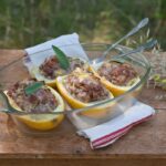 Courgettes farcies, parmesan et sauge