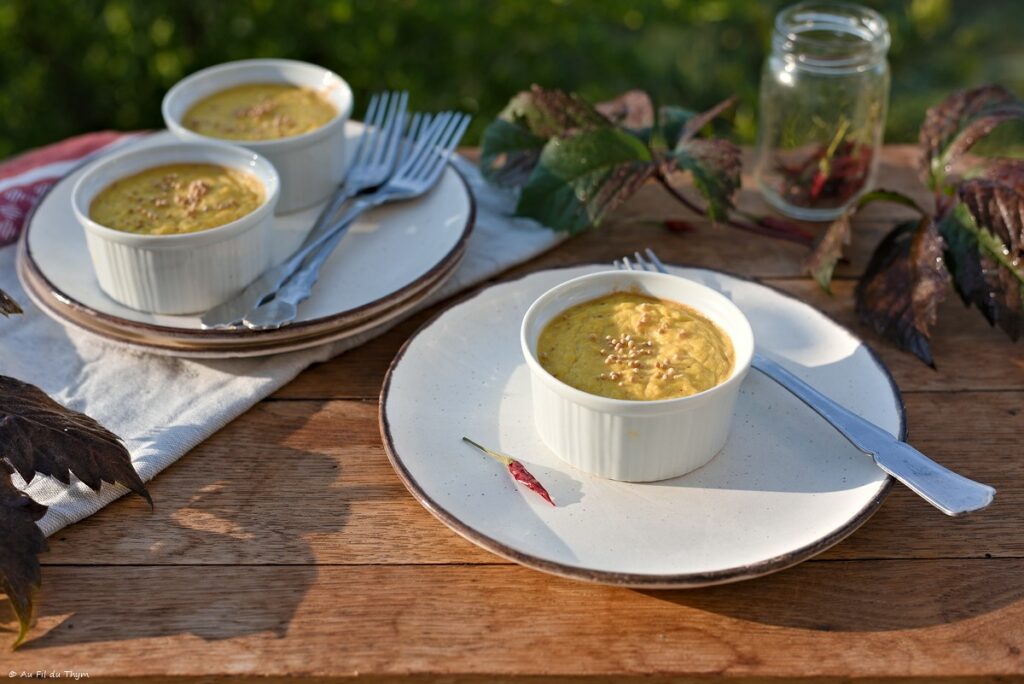 Flans de maïs pimentés