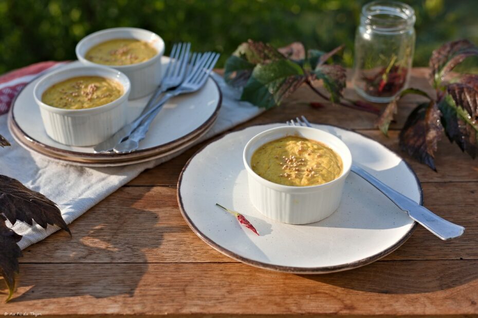 Flans de maïs pimentés