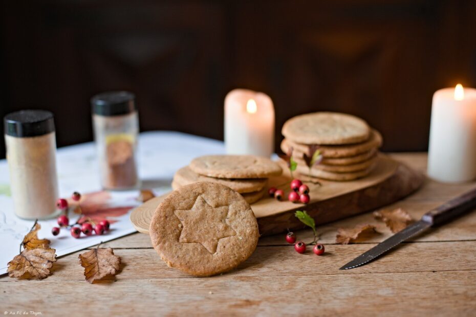 Biscuits gingembre cannelle - Au Fil du Thym