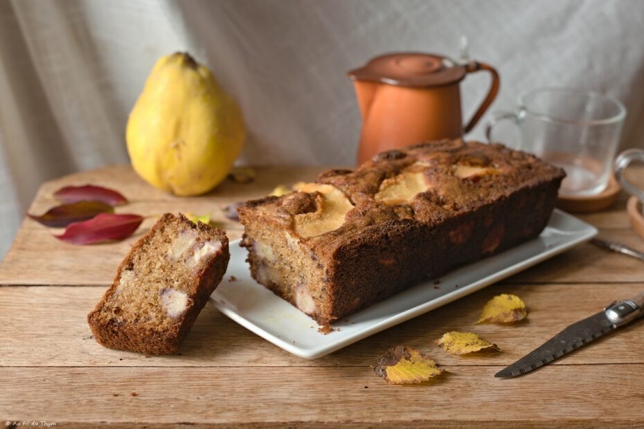 Cake aux coings et épices