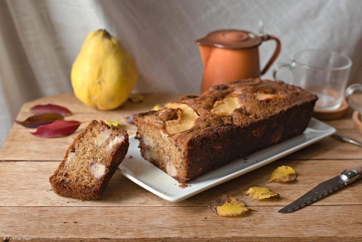 Cake aux coings et épices