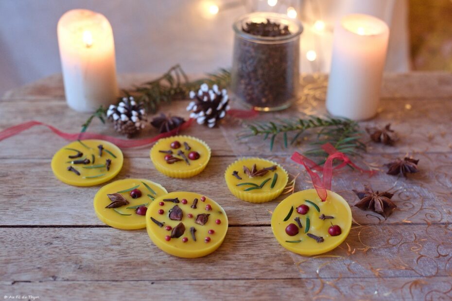 Palets de cire parfumés maison - Au Fil du Thym