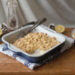 Poisson en crumble, citron et parmesan