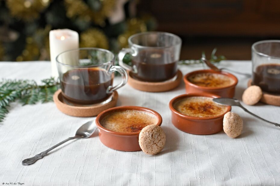 Crèmes brûlées pain d'épices