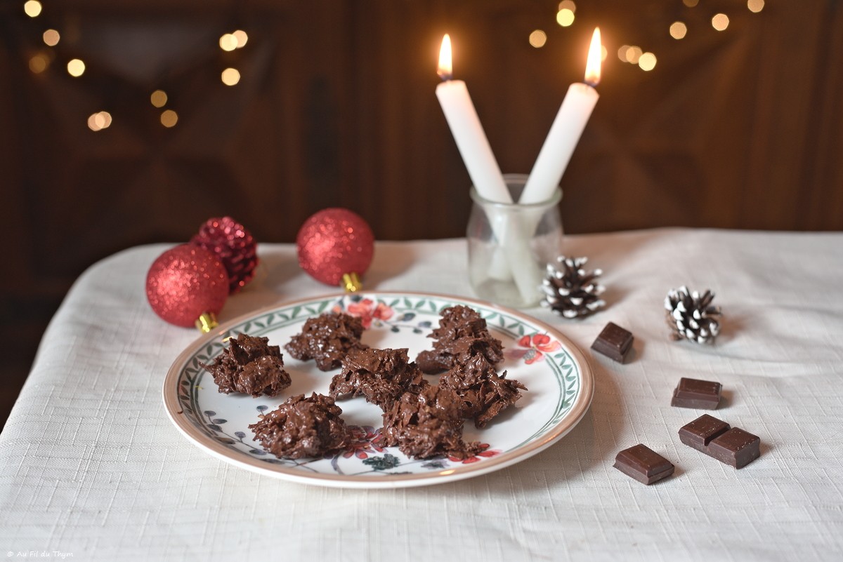 Rochers chocolat amande