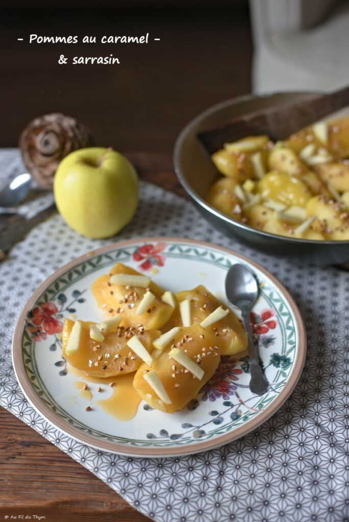Pommes au caramel, sarrasin