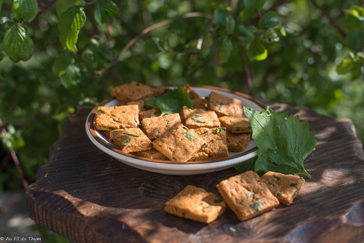 Crackers à l’alliaire