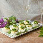 Oeufs mimosa aux herbes