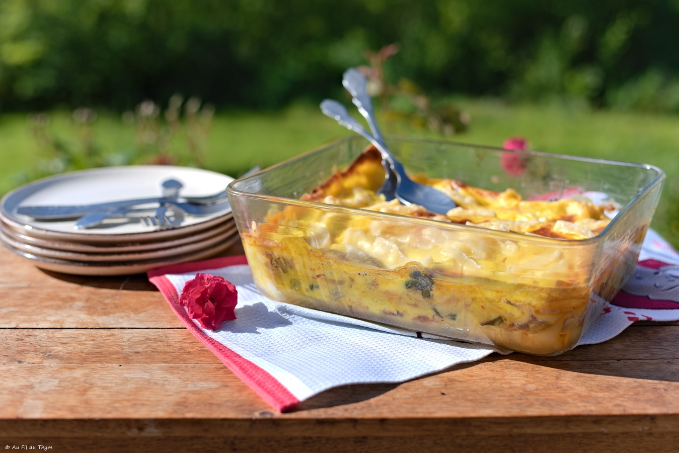 Lasagnes aux blettes et chorizo